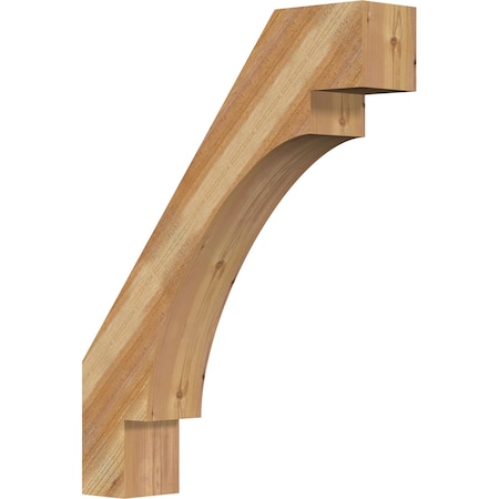 6"W x 28"D x 36"H Merced Rough Sawn Knee Brace, Western Red Cedar
